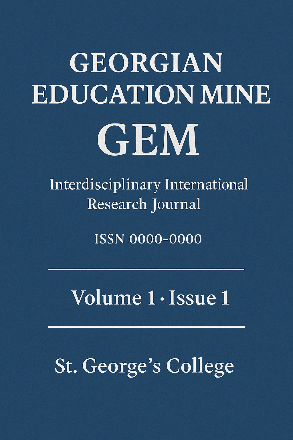 Journal Cover